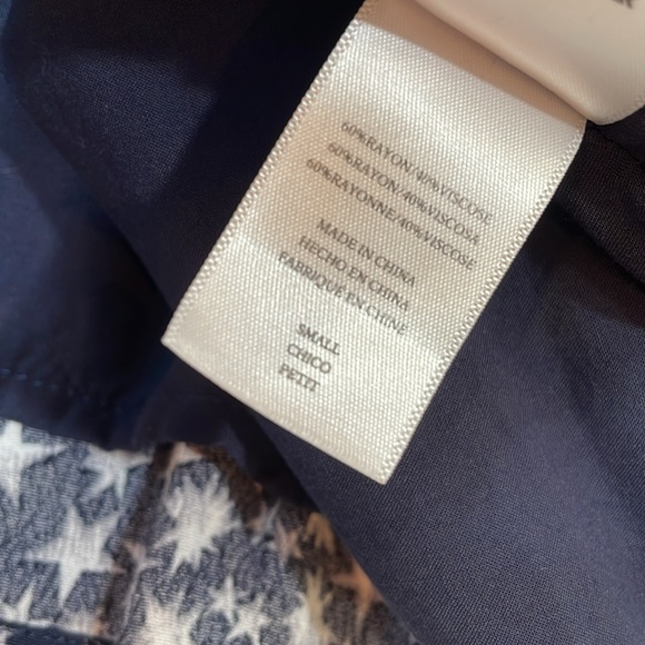 Rails Black and White Star Print Long Sleeve Dress - Picture 12 of 13